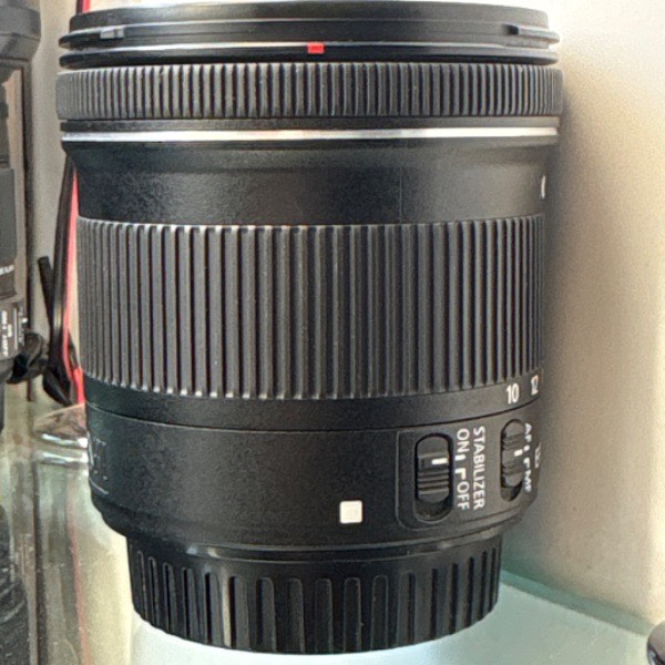 لنز دست دوم کانن Canon EF-S 10-18mm f/4.5-5.6 IS STM (جعبه ندارد)