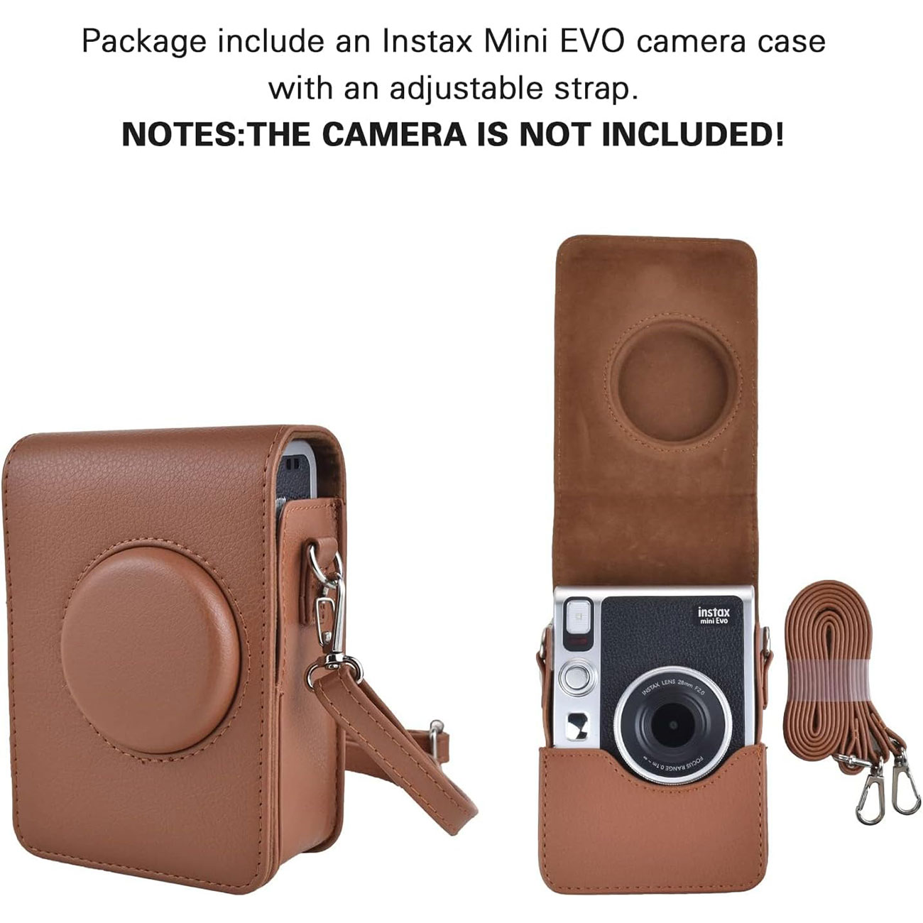 نمای توضیحات کیف دوربین NALACAL Case for Instax Mini EVO