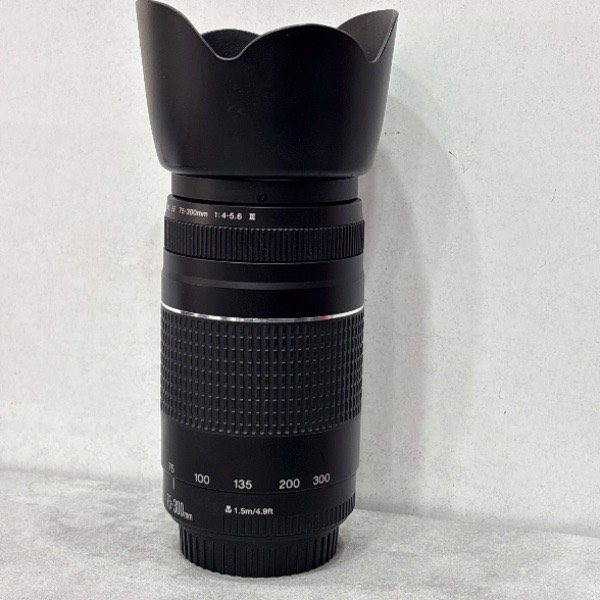 لنز دست دوم کانن Canon EF 75-300mm f/4-5.6 III (جعبه دارد)