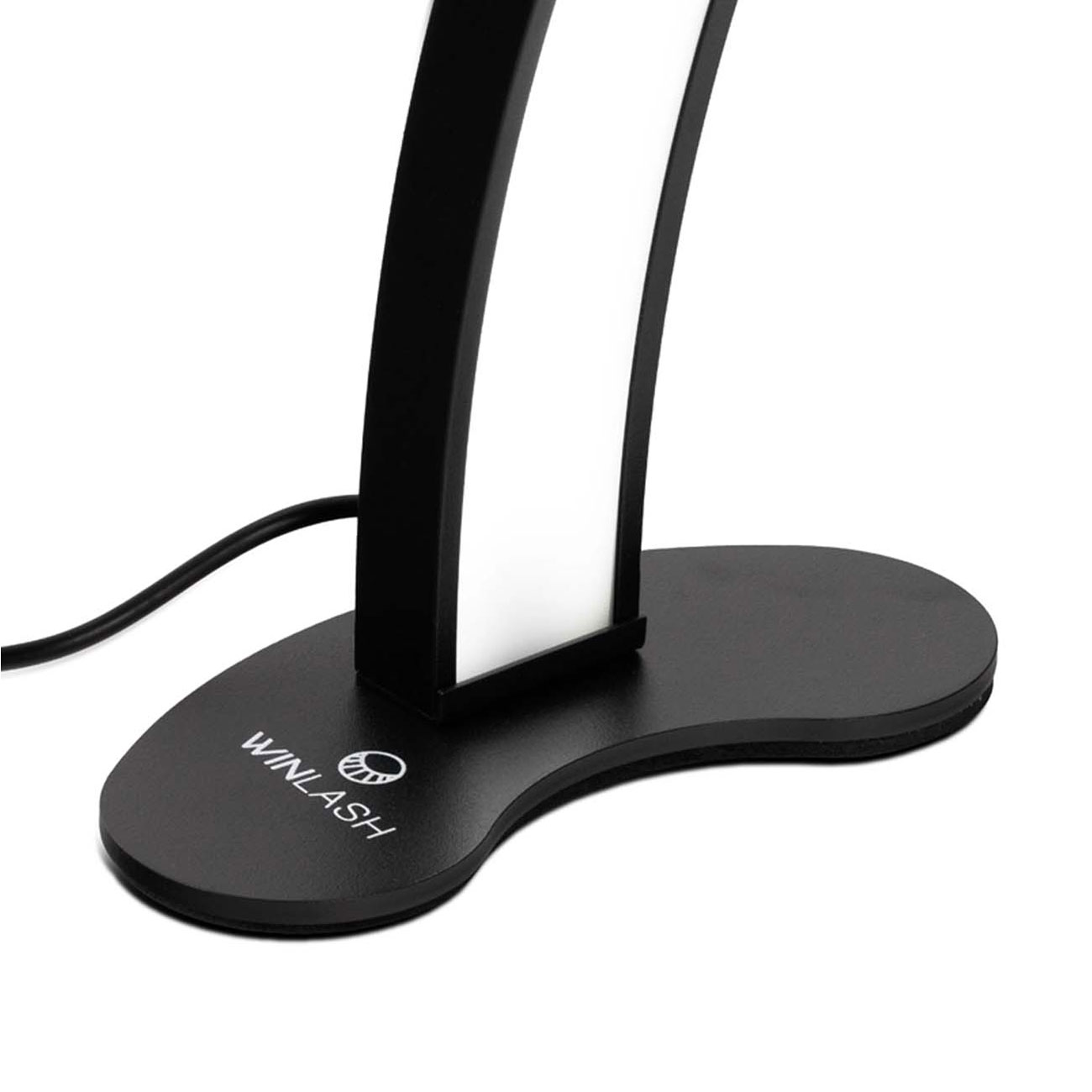 نمای پایه مون لایت رومیزی وین لش مشکی Winlash CR_M55 Desktop Moon Light