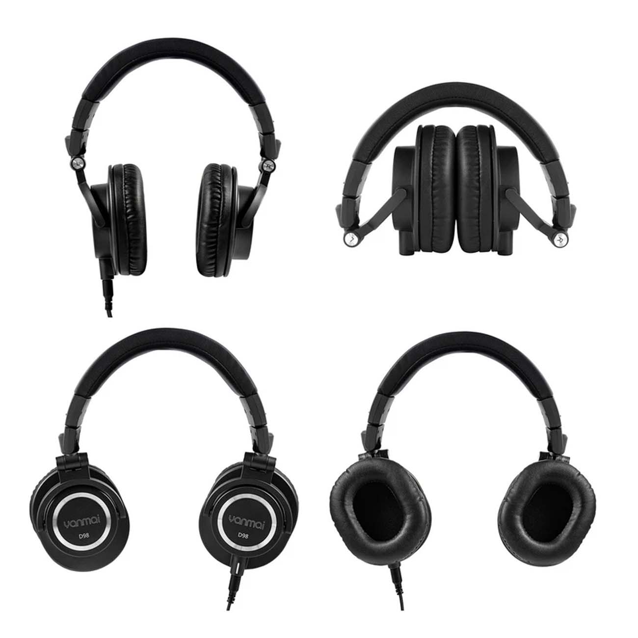 نمای کلی از هدفون مانیتورینگ یانمای Yanmai D98 Wired Monitoring Headphone