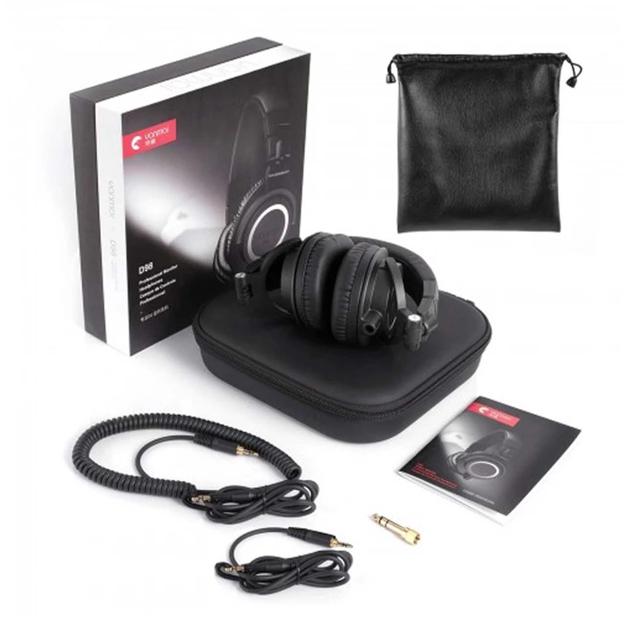 نمای اقلام هدفون مانیتورینگ یانمای Yanmai D98 Wired Monitoring Headphone