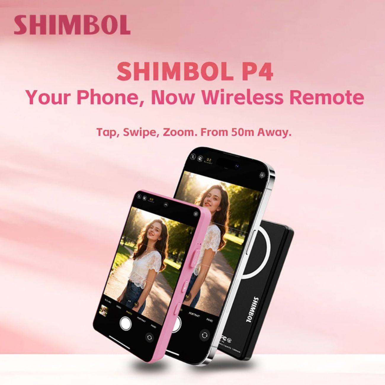 نمای کامل مانیتور بی‌سیم ۵ اینچ شیمبول Shimbol CP5 Ultra 5Inch Wireless Touchscreen Monitor