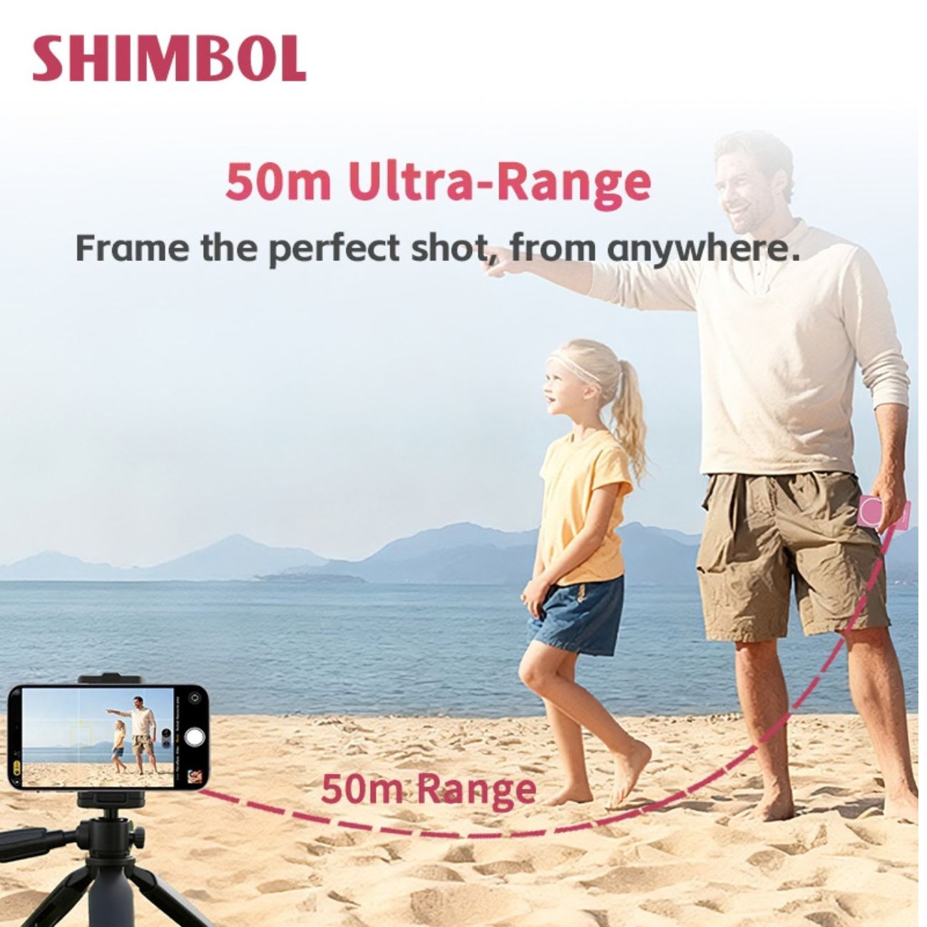 نما از نمونه عکس مانیتور سلفی موبایل 4 اینچ شیمبول Shimbol P4 Selfie Monitor for Smartphone