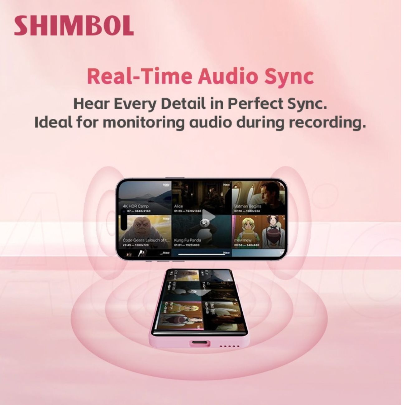 نمای کامل مانیتور سلفی موبایل 4 اینچ شیمبول Shimbol P4 Selfie Monitor for Smartphone