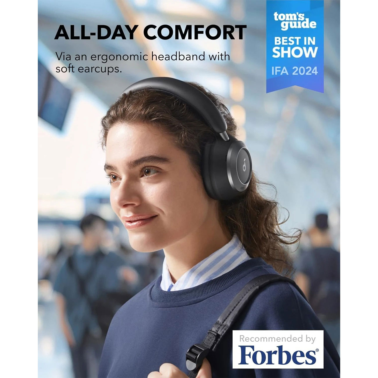 نمای کاربردی هدفون بلوتوثی انکر Anker Soundcore Space One Pro Wireless Headphones
