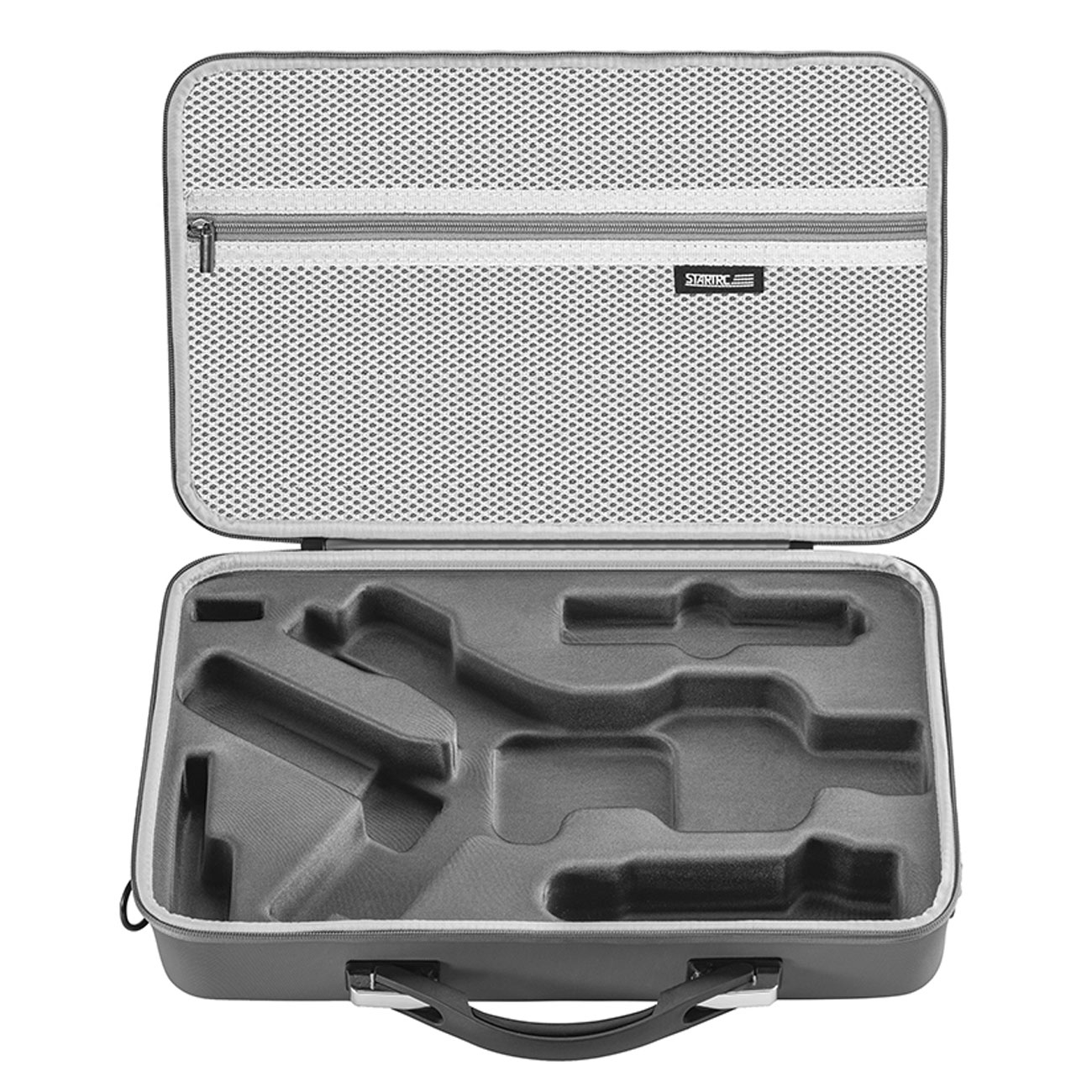 نمای داخلی کیف حمل استابلایزر STARTRC Carrying Case for DJI RS5 Stabilizer Shockproof Travel Case