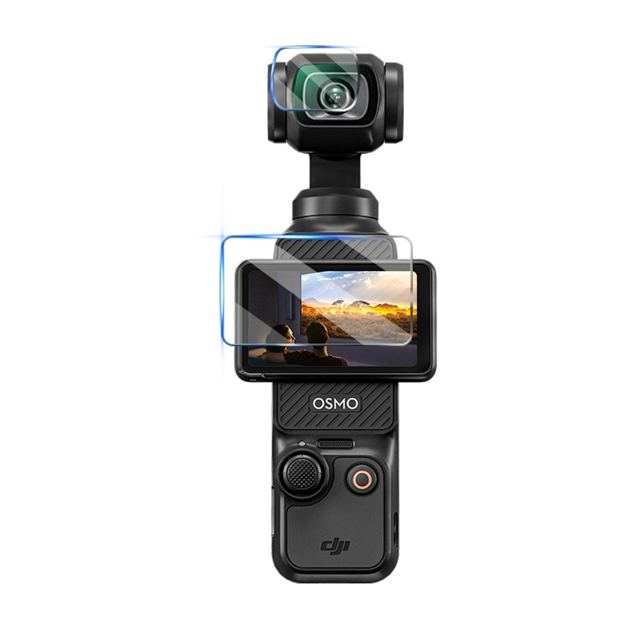 محافظ صفحه نمایش و لنز STARTRC Camera lens Tempered Film Glass for DJI Osmo pocket 3