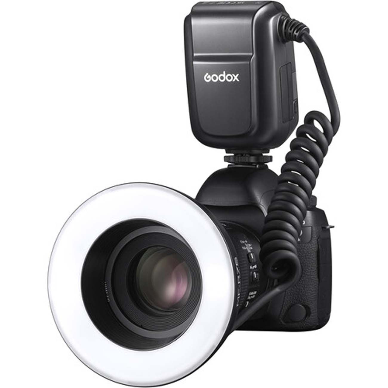 نمای جانبی رینگ فلاش ماکرو گودکس Godox MF-R76 Macro Ring Flash
