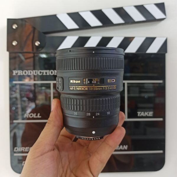 لنز دست دوم نیکون NIKKOR 18-35MM F/3.5-4.5G ED(جعبه دارد)