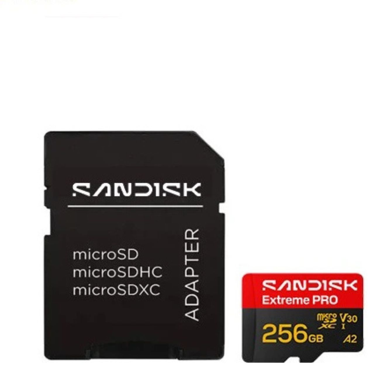 نمای کامل کارت حافظه سن دیسک SanDisk 256GB 250/S  Extreme PRO micro SDXC Card
