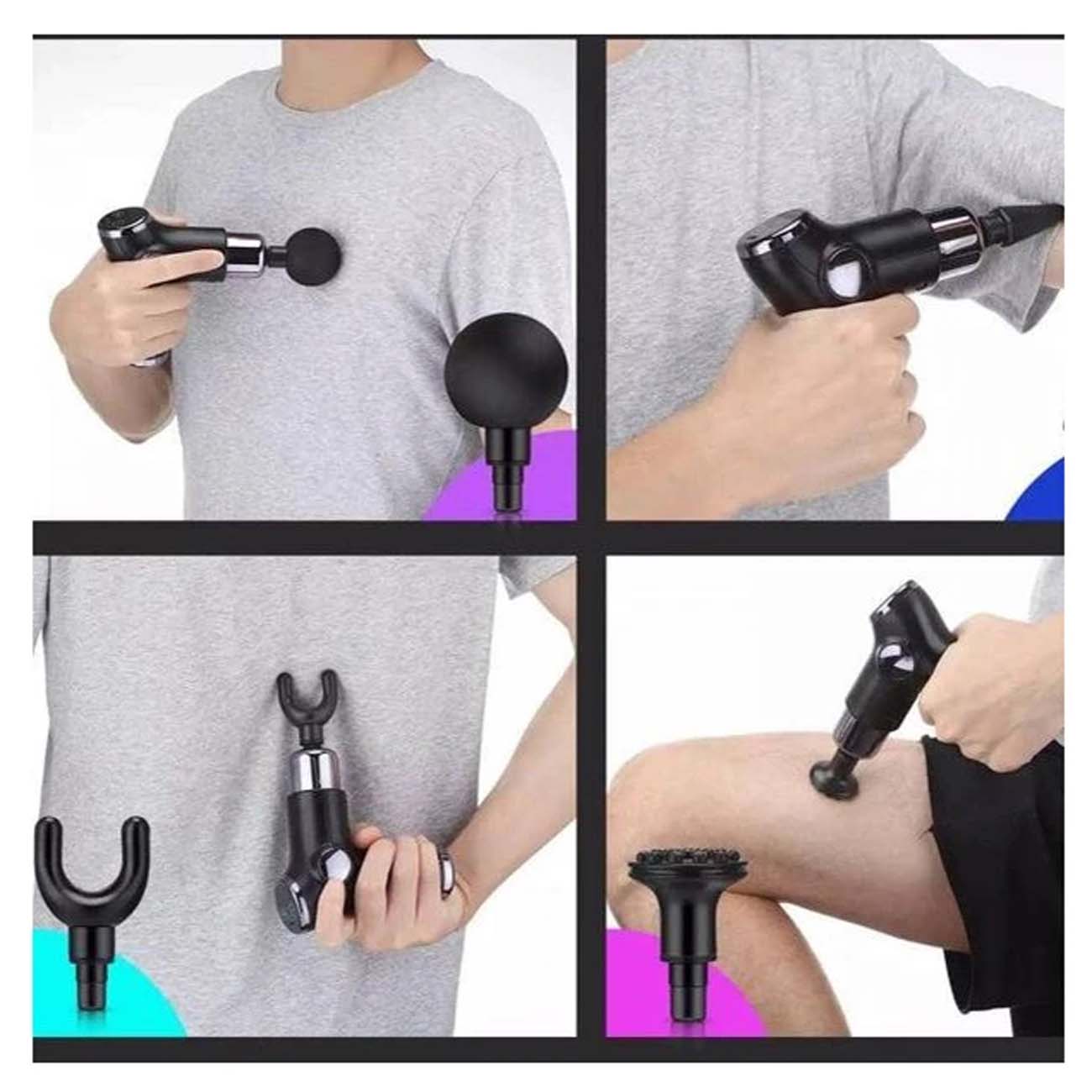 نمای کاربردی ماساژور ارلدام Earldom ET-V3 Mini Electric Massage Gun