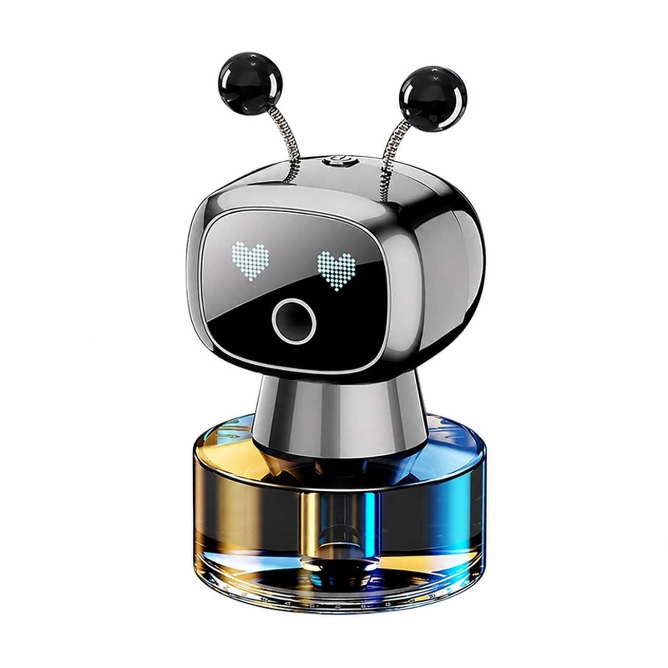 نمای جانبی خوشبوکننده خودرو مدل ربات هوشمند LANXUAN Smart Robot Car Air Freshener