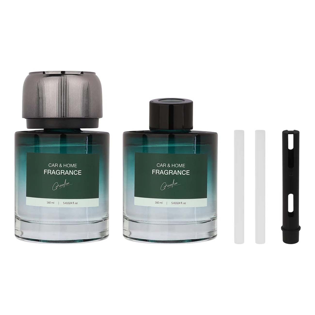 نمای کلی خوشبوکننده خودرو گرین لاین Green Lion Fragrance 2in1 Combo Car & Home Fragrance Air Diffuse
