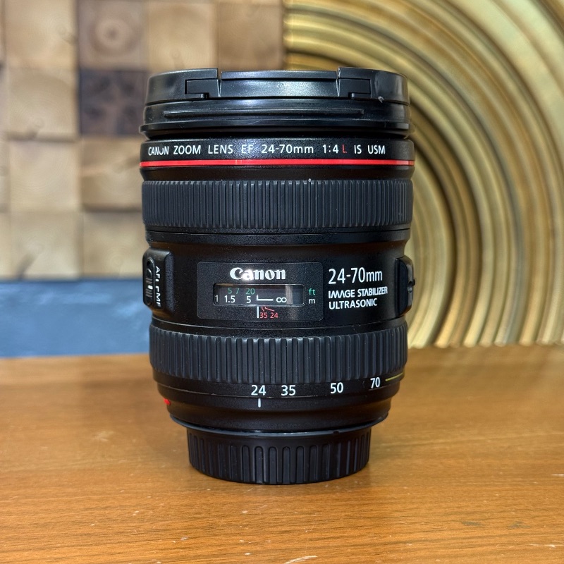 لنز دست دوم کانن Canon EF 24-70mm f/4L IS USM (جعبه ندارد)