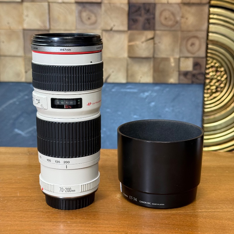 لنز دست دوم کانن Canon EF 70-200mm f/4L USM(جعبه ندارد)