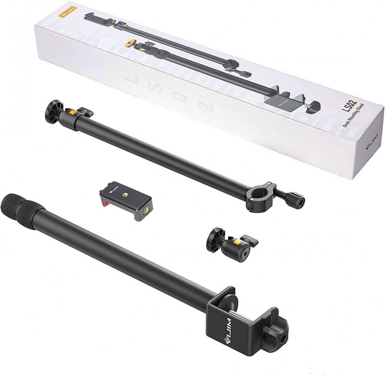 نمای اقلام پایه موبایل و دوربین اولانزی Ulanzi LS02 Camera Desk Mount