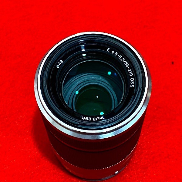 لنز تله فتو دست دوم سونی Sony E 55-210mm f/4.5-6.3 OSS NO BOX (جعبه ندارد)
