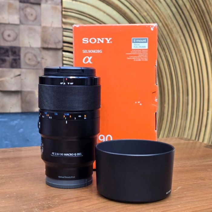 لنز دست دوم سونی Sony FE 90mm f/2.8 Macro G OSS Lens (جعبه دارد)