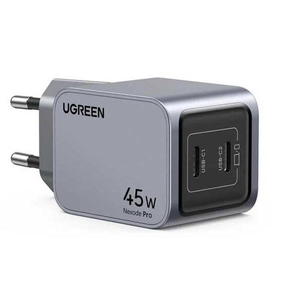 شارژر 45 وات دو پورت Ugreen 45 WX707 dual-port USB-C charger