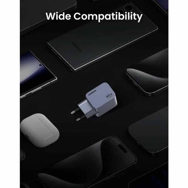 شارژر 45 وات دو پورت Ugreen 45 WX707 dual-port USB-C charger