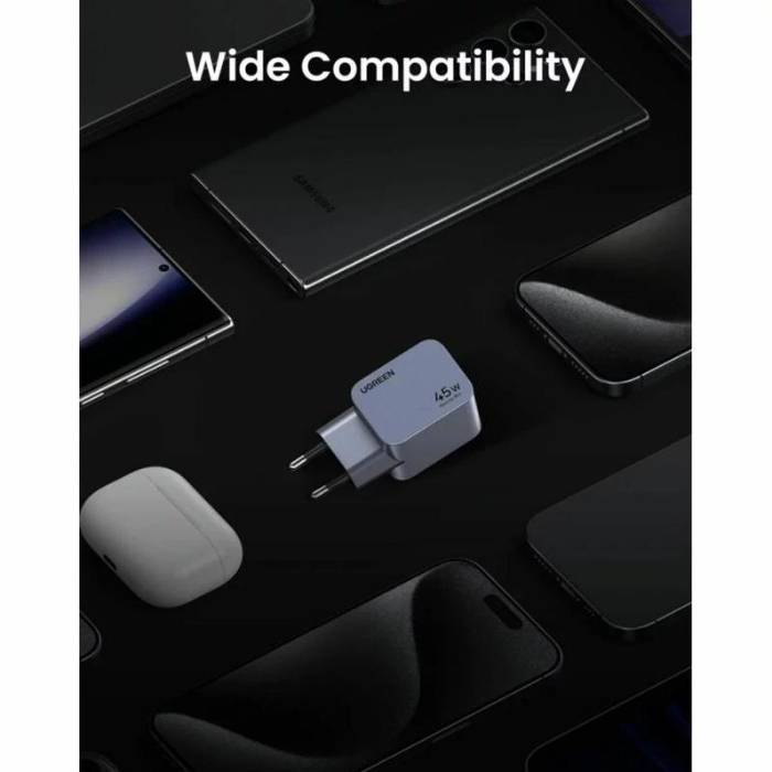 شارژر 45 وات دو پورت Ugreen 45 WX707 dual-port USB-C charger