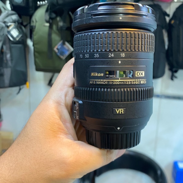 لنز دست دوم نیکون Nikon AF-S DX NIKKOR 18-200mm f/3.5-5.6G ED VR II (جعبه دارد)