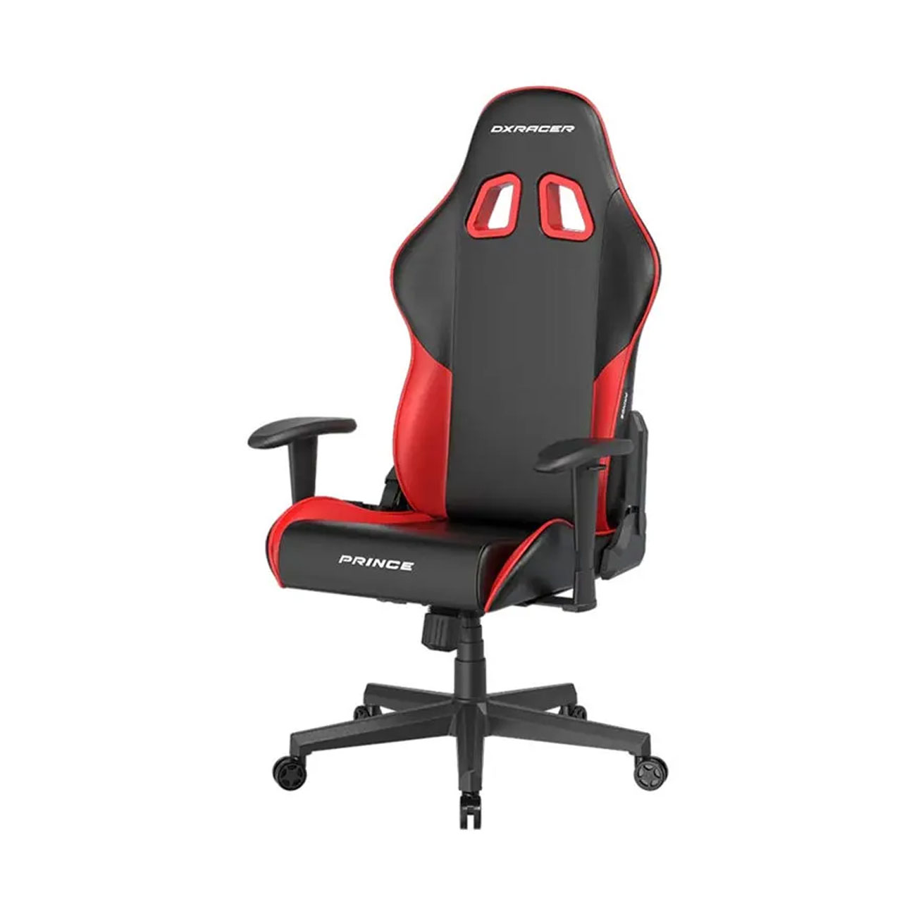 نمای جانبی صندلی گیمینگ DXRacer Prince P132 2025 Black Red Gaming Chair