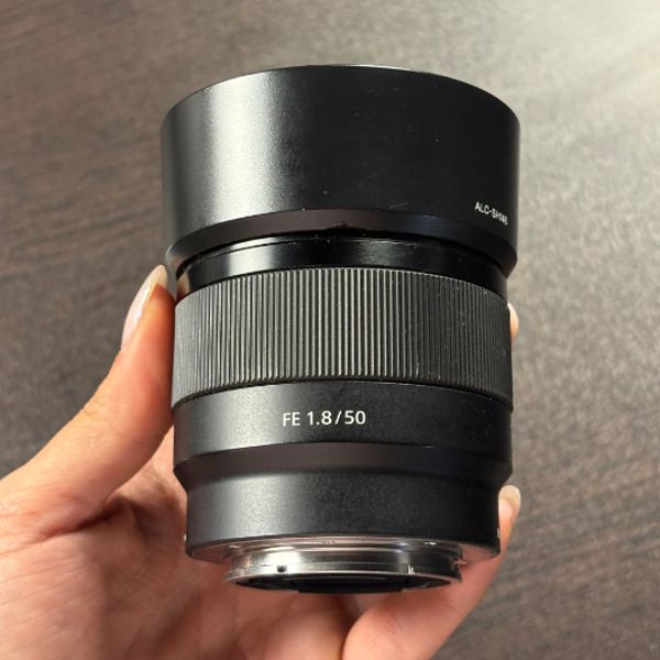 لنز سونی دست دوم Sony FE 50mm f/1.8 Lens (جعبه دارد)