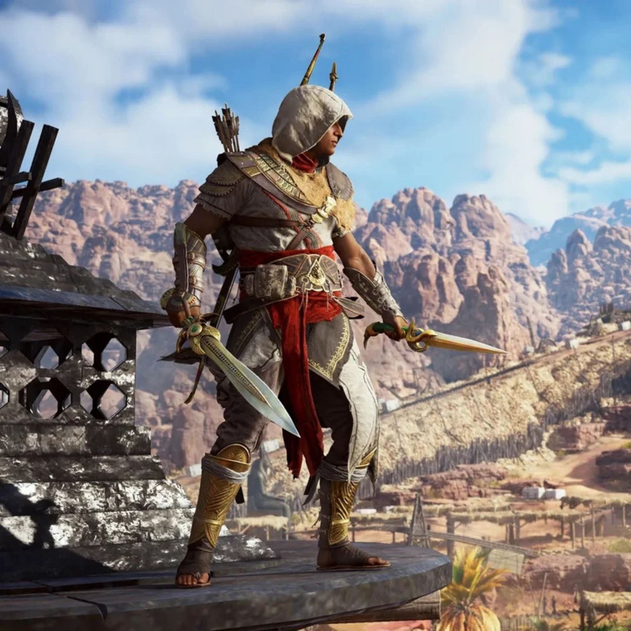 نمای کامل از بازی پلی استیشن Assassins Creed Origins Ps4 Game
