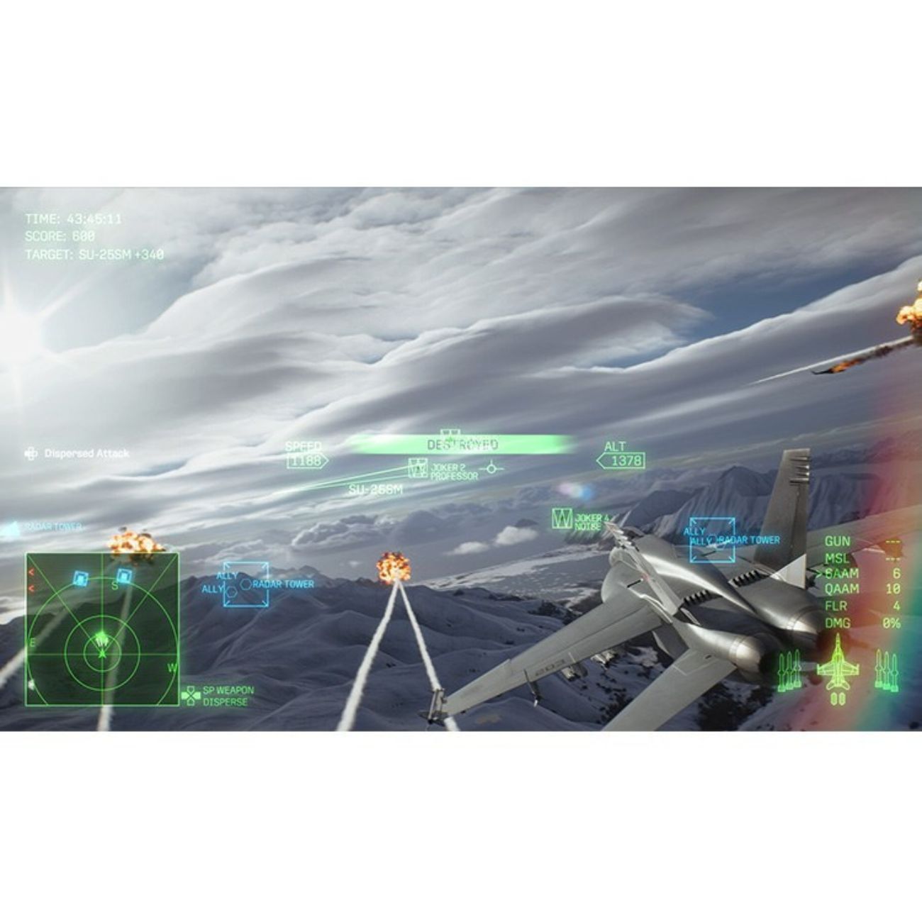 نما از صحنه بازی پلی استیشن Ace Combat 8: Wings of Theve Ps5 Game