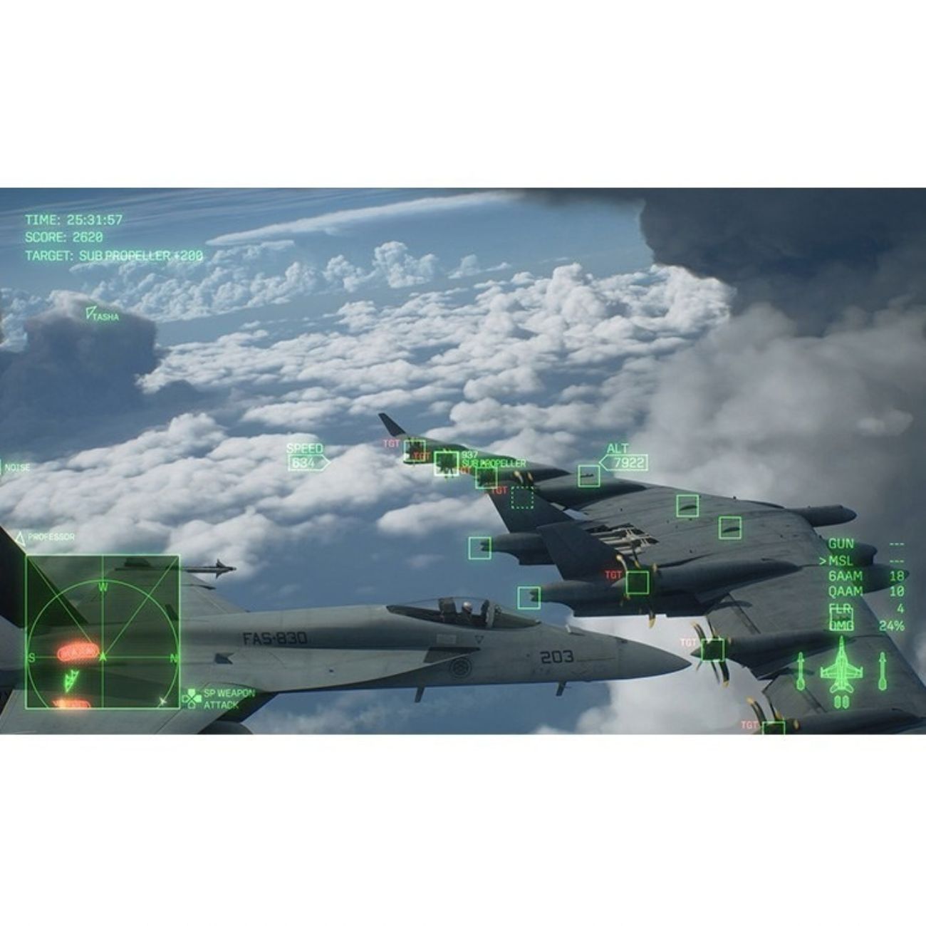 نما از بازی پلی استیشن Ace Combat 8: Wings of Theve Ps5 Game