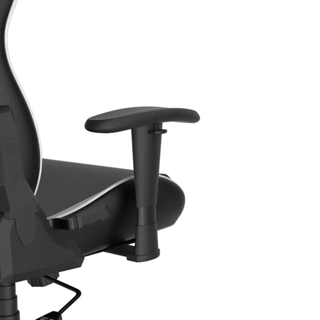 نمای دسته صندلی گیمینگ DXRACER Prince P132 2025 Black White Gaming Chair