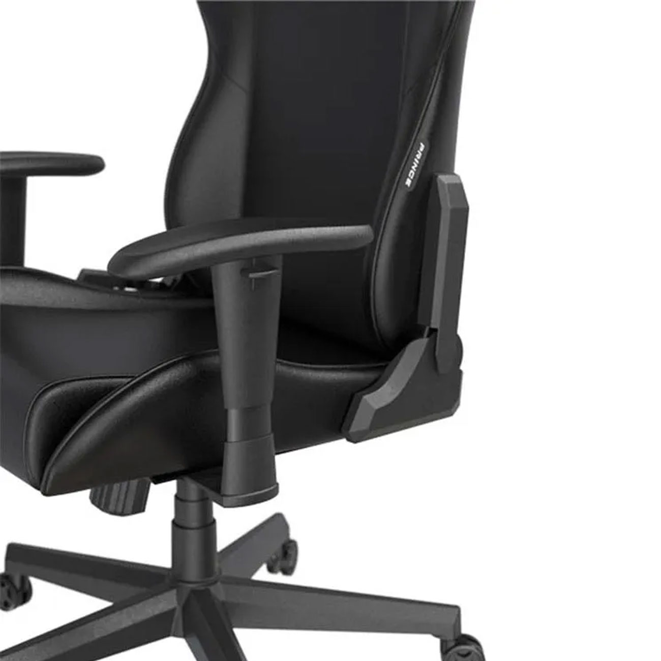 نمای نزدیک صندلی گیمینگ DxRacer Prince P132 2025 Black Gaming Chair