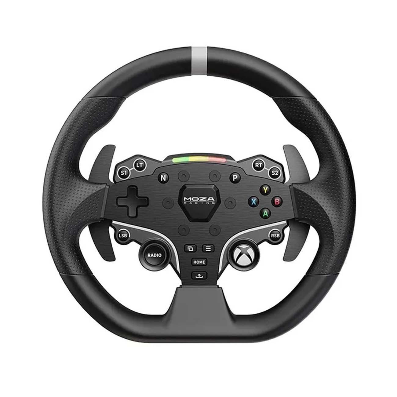 نمای روبه رو فرمان موزا MOZA R3 Racing Wheel Bundle for Xbox