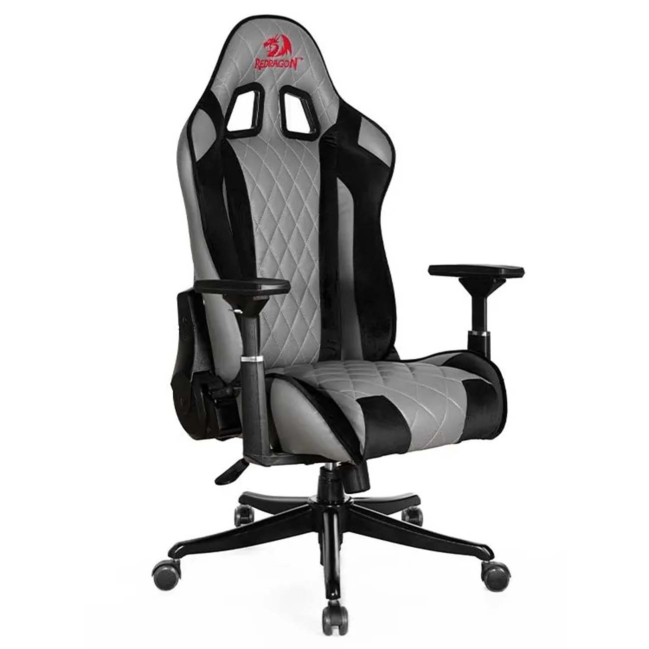 نمای جانبی صندلی گیمینگ ردراگون طوسی Redragon C602 Pro Gaming Chair