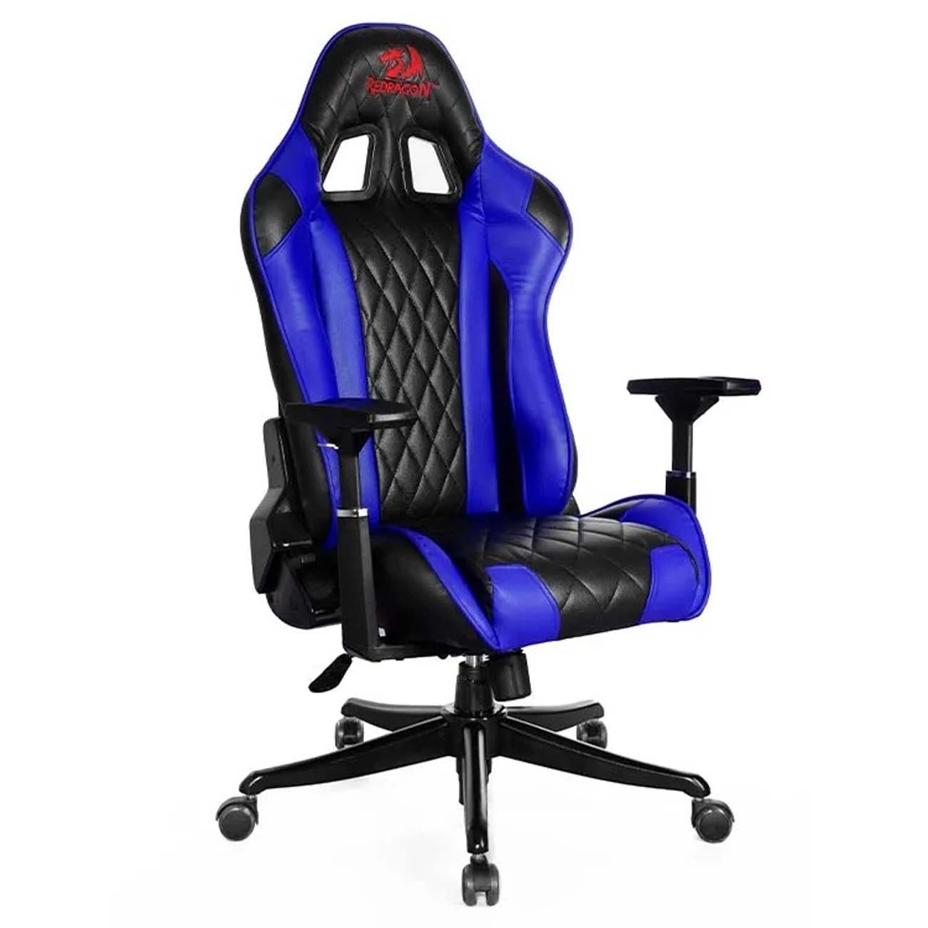 نمای جانبی صندلی گیمینگ ردراگون آبی Redragon C602 Pro Gaming Chair