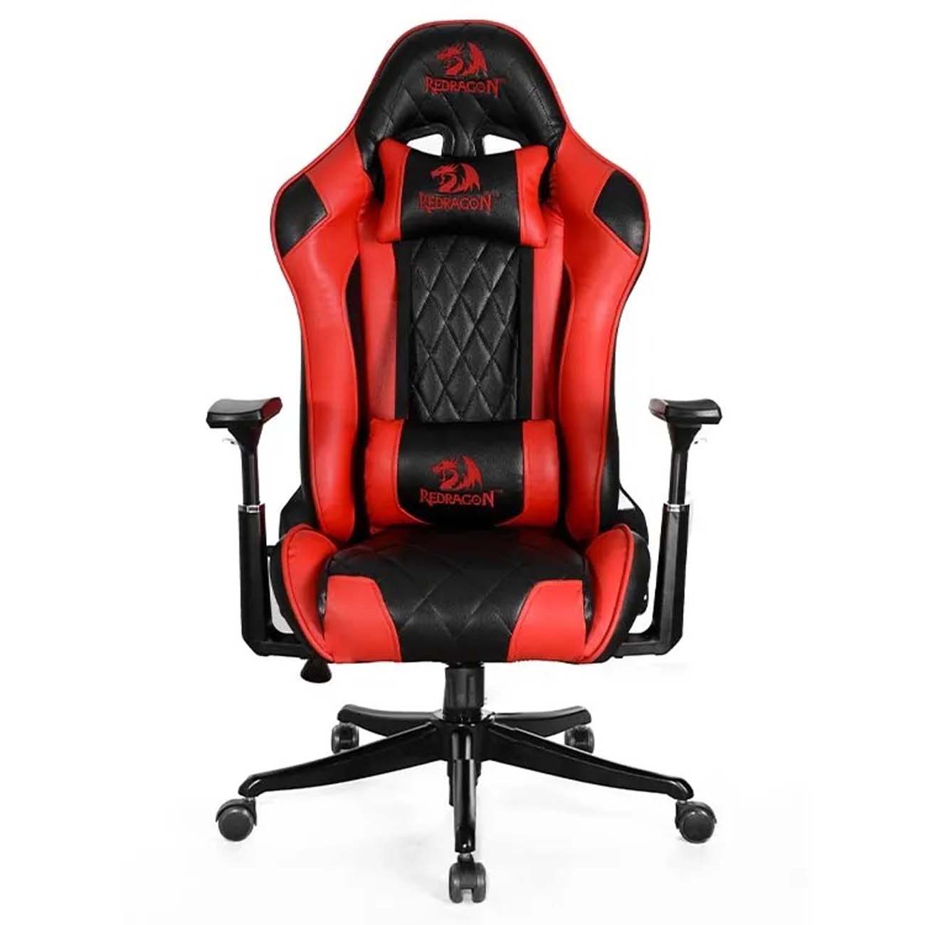 نمای روبه رو صندلی گیمینگ ردراگون قرمز Redragon C602 Pro Gaming Chair