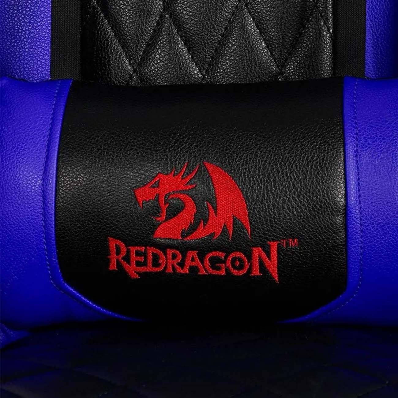 نمای بالشتک صندلی گیمینگ ردراگون آبی Redragon C602 Pro Gaming Chair