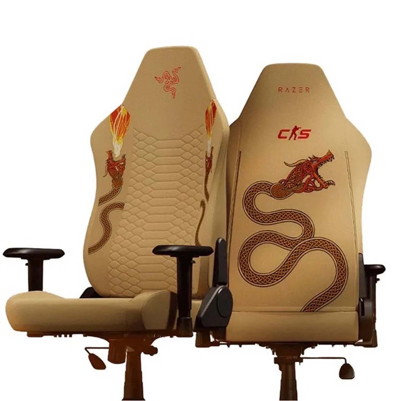 نمای کلی صندلی گیمینگ ریزر Razer Iskur V2 X Counter Strike 2 Edition Gaming Chair
