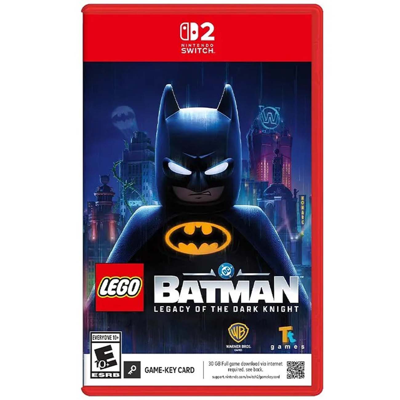 نمای جعبه بازی LEGO Batman Legacy of the Dark Knight Nintendo Switch 2 Game