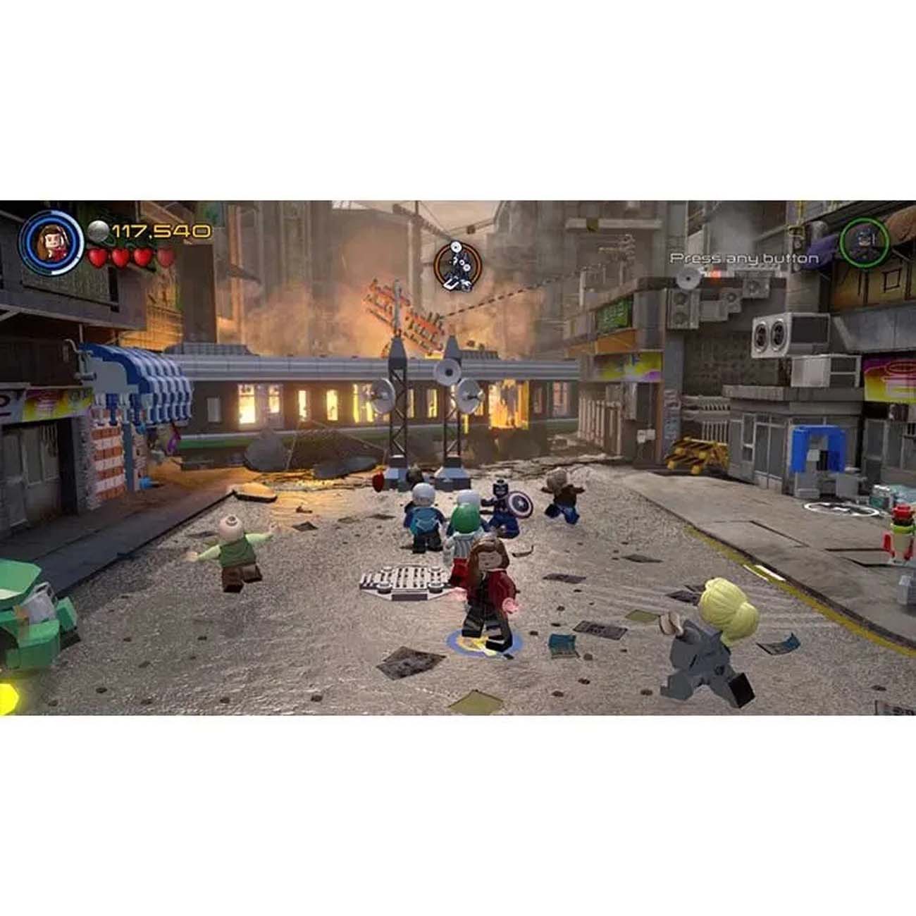 نمای گرافیکی بازی Lego Marvel Avengers Ps4 Game