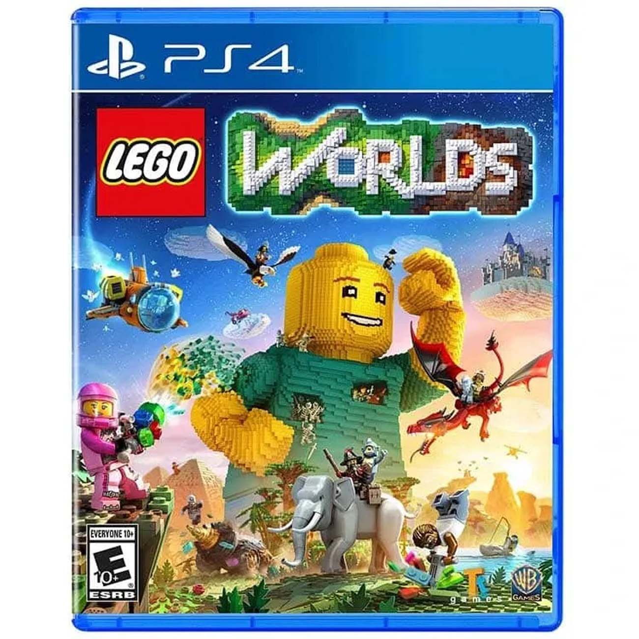 نمای جعبه بازی Lego Worlds Ps4 Game