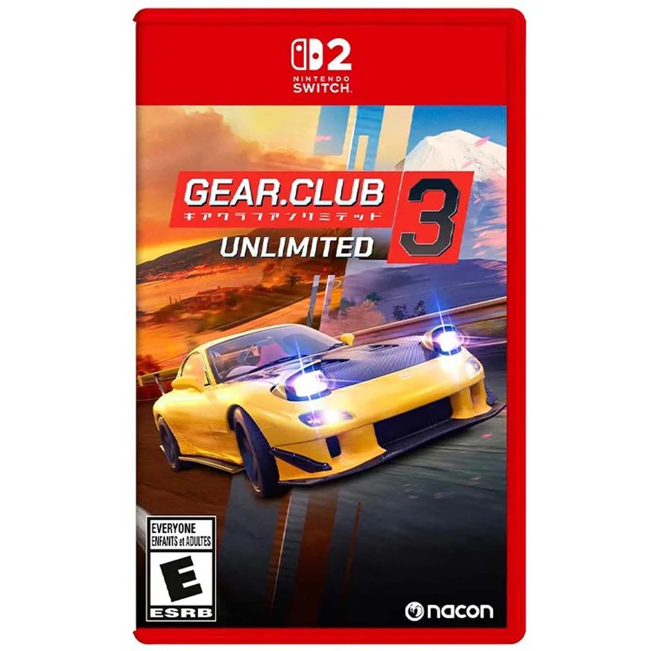 نمای جعبه بازی Gear.Club Unlimited 3 Nintendo Switch 2 Game