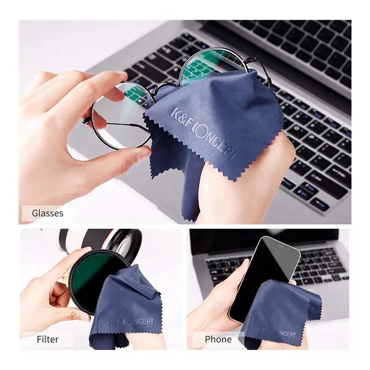 نمای کاربردی تمیزکننده دوربین K&F CONCEPT 3-in-1 Professional Camera Cleaning Kit