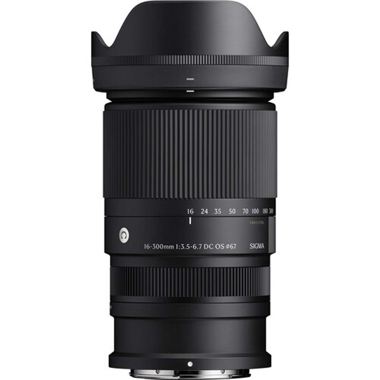 نمای روبه رو لنز سیگما Sigma 16-300mm f3.5-6.7 DC OS Contemporary Lens for Nikon Z