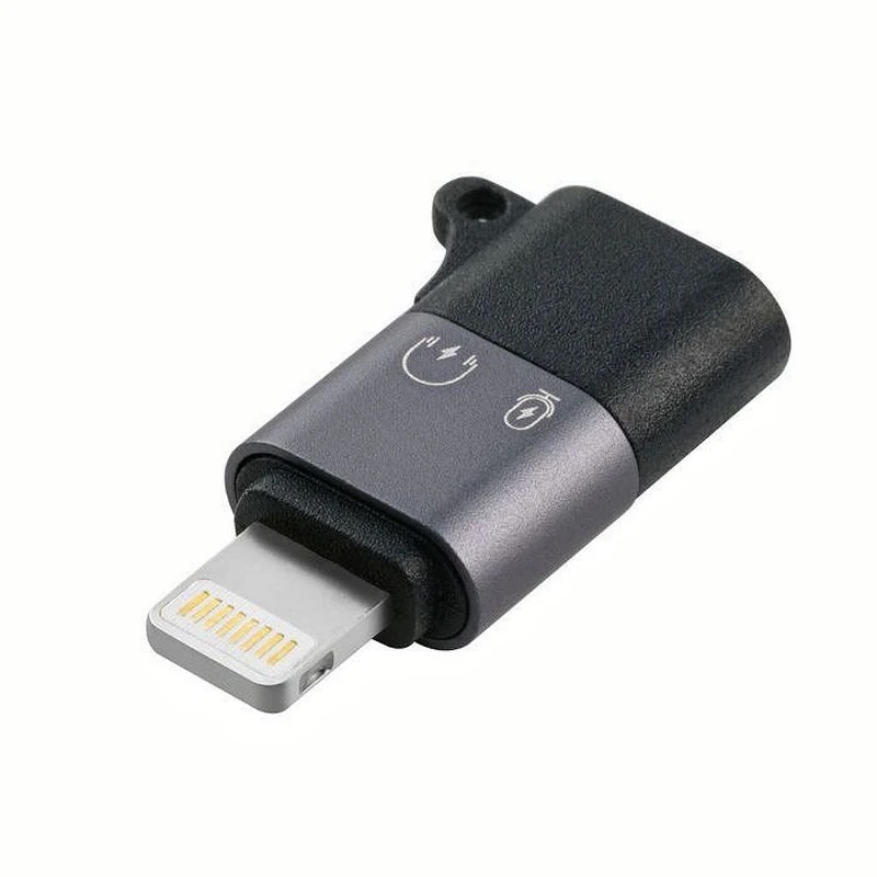 مبدل USB-C to Lightning 001 Microphone Adapter