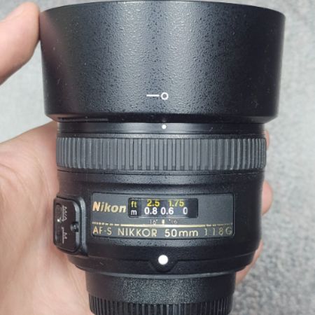 لنز دست دوم نیکون Nikon AF-S NIKKOR 50mm f/1.8G Lens (جعبه ندارد)