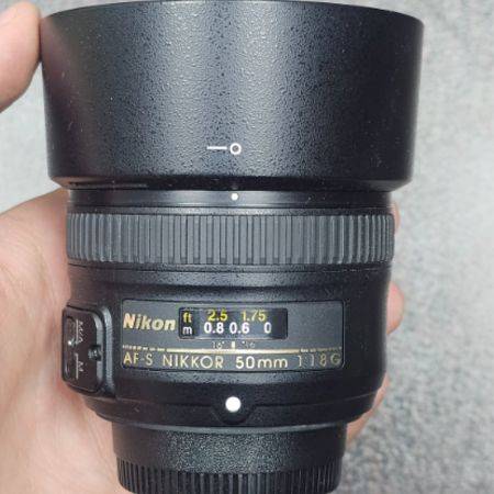 لنز دست دوم نیکون Nikon AF-S NIKKOR 50mm f/1.8G Lens (جعبه ندارد)