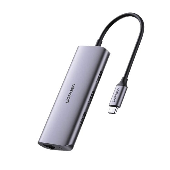هاب 5 پورت یوگرین UGREEN CM252 5-in-1 USB-C Hub
